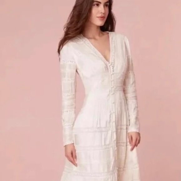 LoveShackFancy Dresses & Skirts - NWT LoveShackFancy White Ellitia Dress